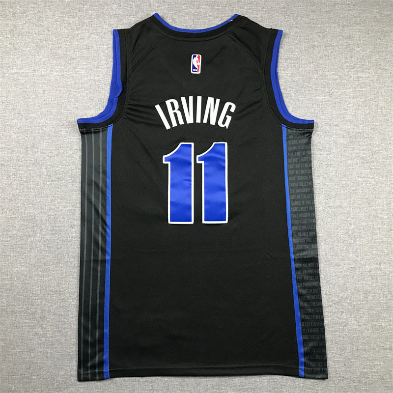 Men Dallas Mavericks #11 Irving Black Nike 2025 NBA Jersey->->NBA Jersey